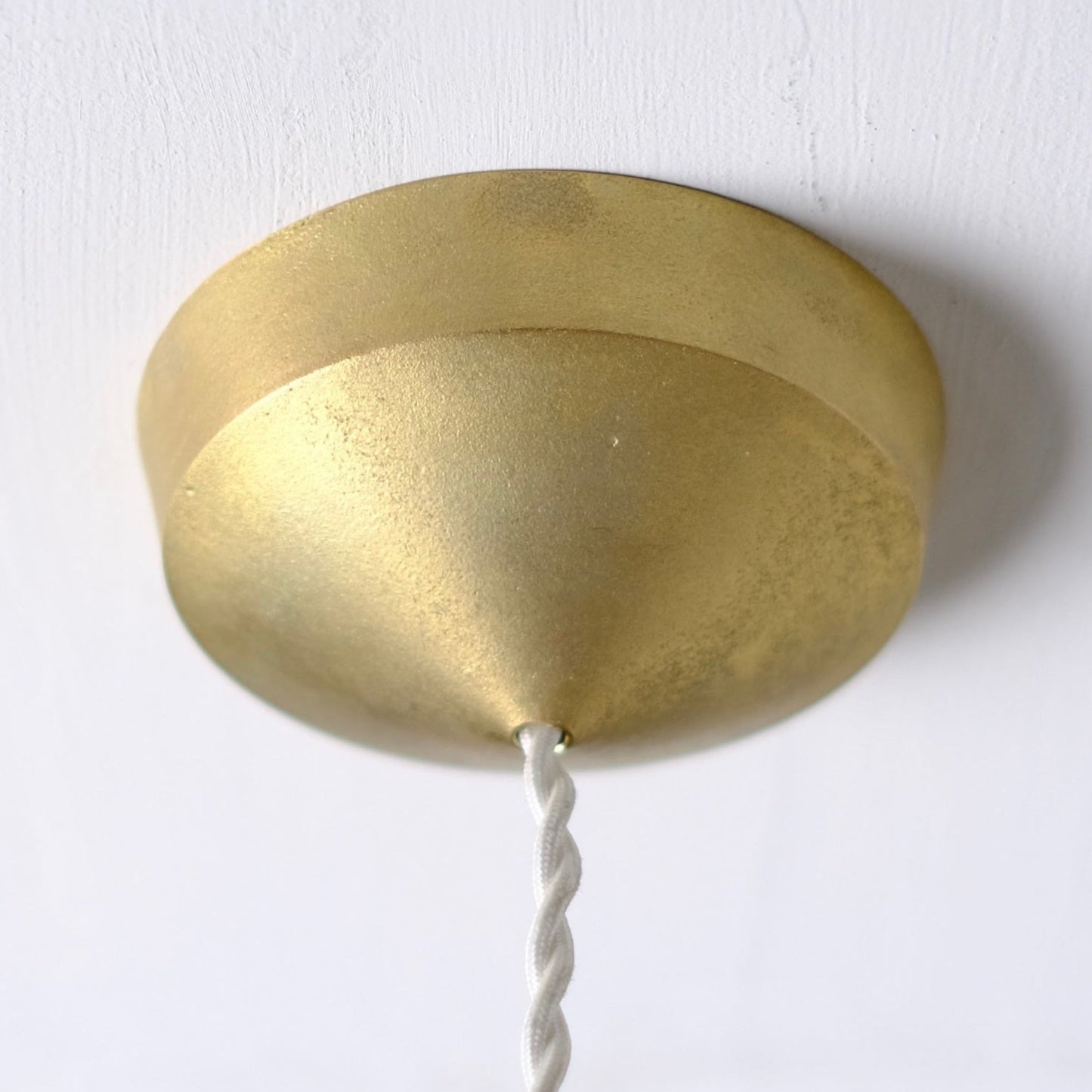 Ihada Brass Hemispheric Pendant Lamp