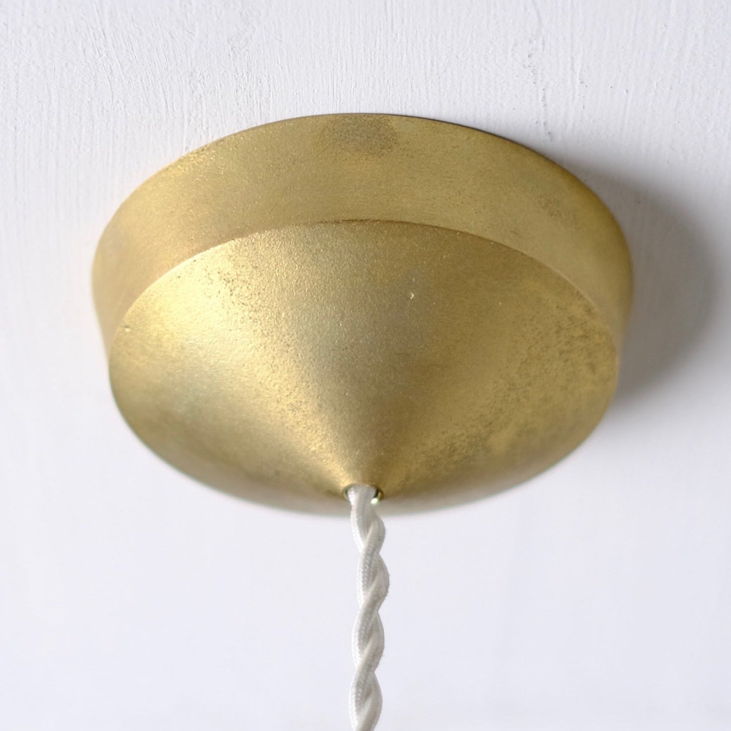 Ihada Brass Hemispheric Pendant Lamp