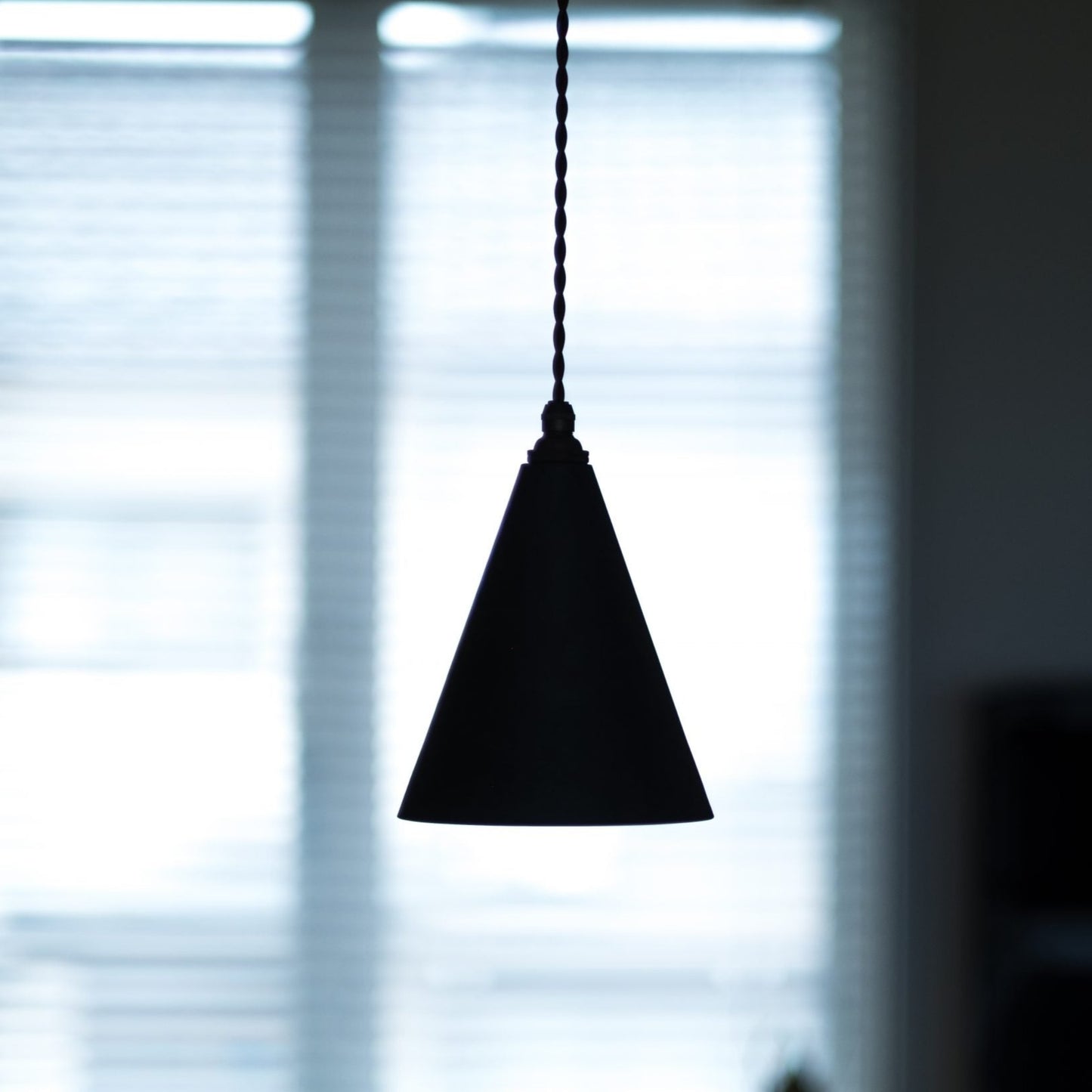 Ihada Brass Conical Pendant Lamp