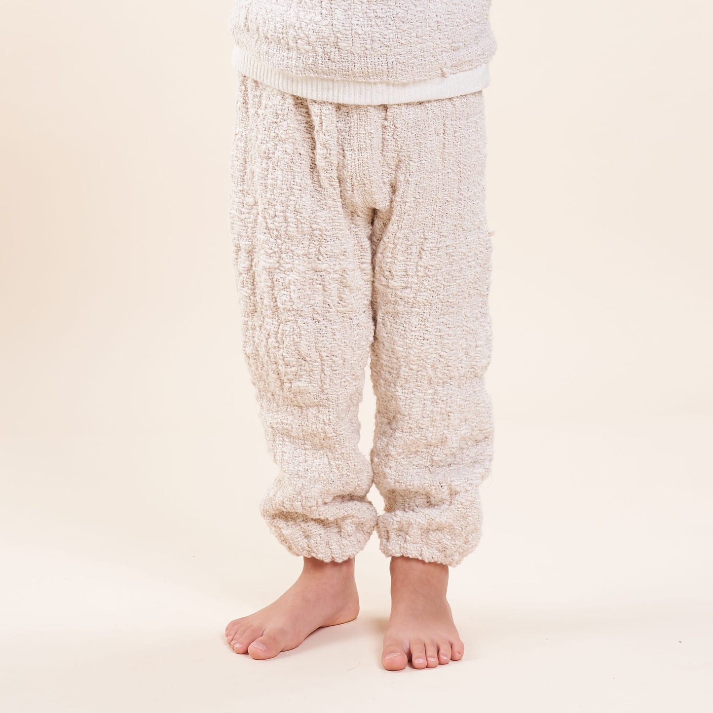 Kids' Easy Jogger, Undyed Handspun Natural Cotton