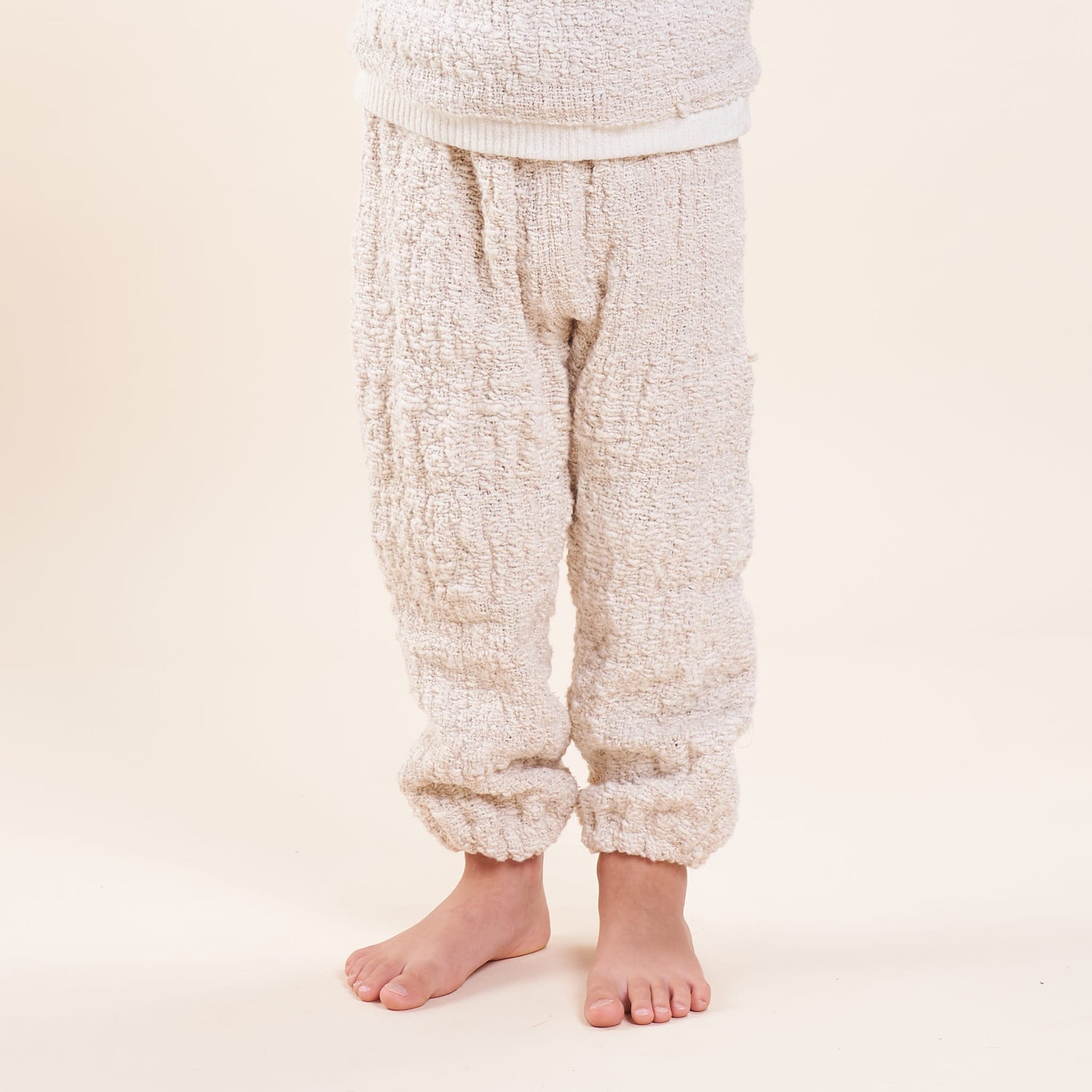 Kids' Easy Jogger, Undyed Handspun Natural Cotton