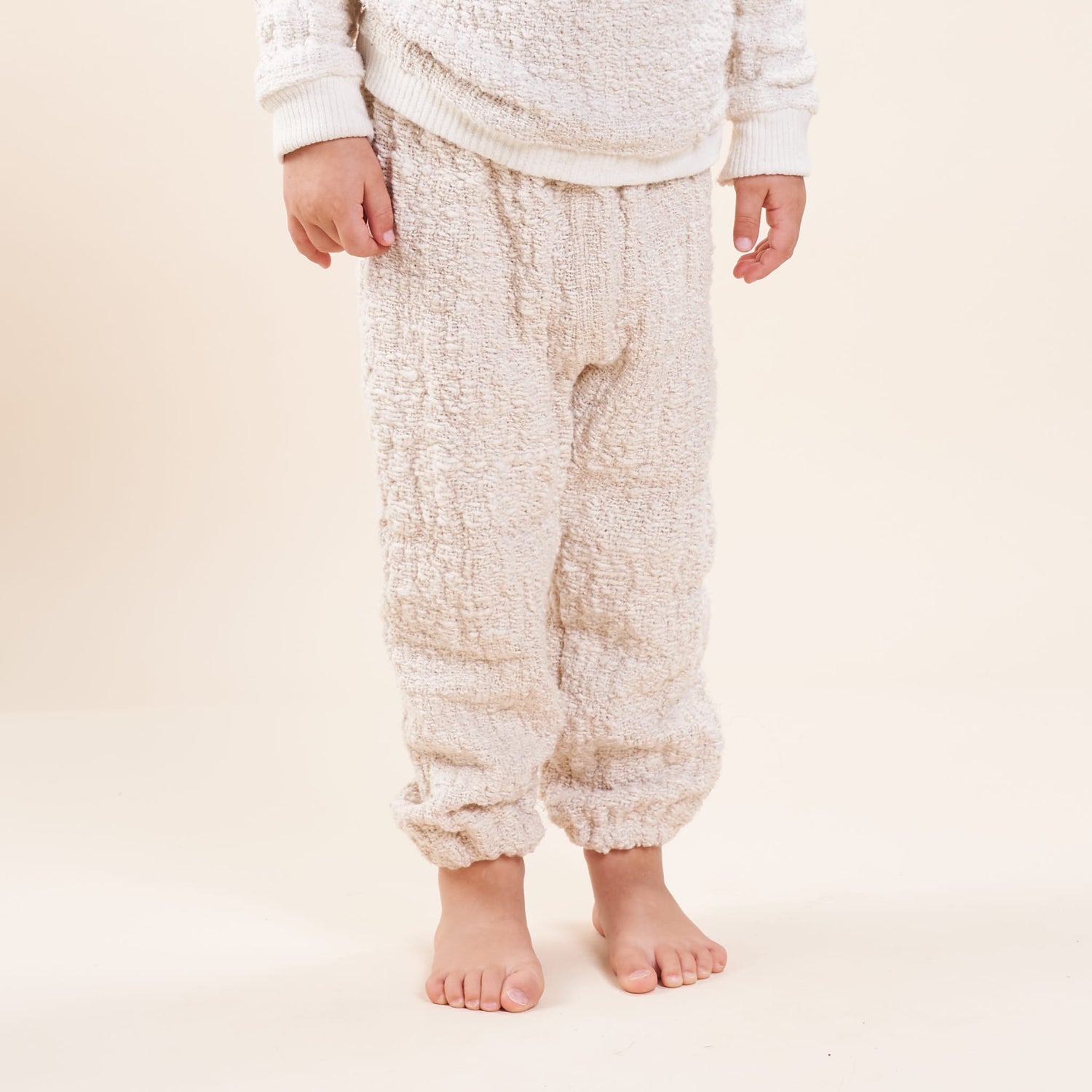Kids' Easy Jogger, Undyed Handspun Natural Cotton