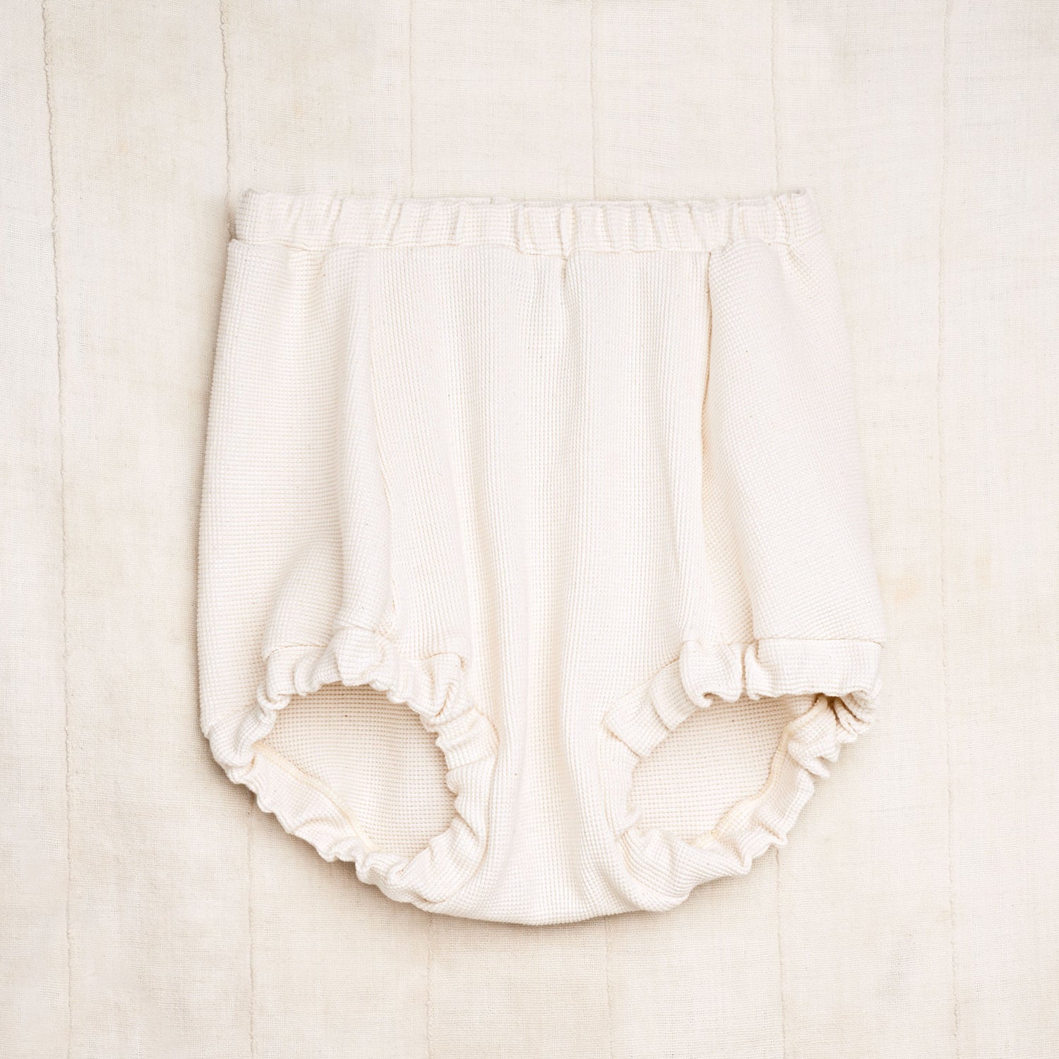 Cozy Bloomers, Undyed Organic Cotton Waffle