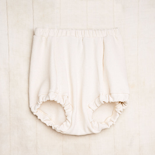 Cozy Bloomers, Undyed Organic Cotton Waffle