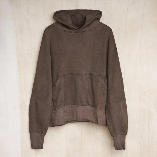 2-Pocket Knit Anorak, Cutch Brown Organic Cotton Jersey