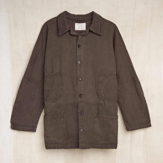 10-Pocket Maker Coat, Cutch Brown Organic Cotton Twill + Canvas