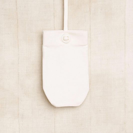 3-Pocket Convertible Passport Bag, Undyed Organic Cotton Canvas