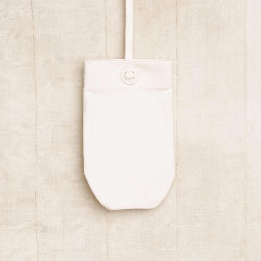 3-Pocket Convertible Passport Bag, Undyed Organic Cotton Canvas