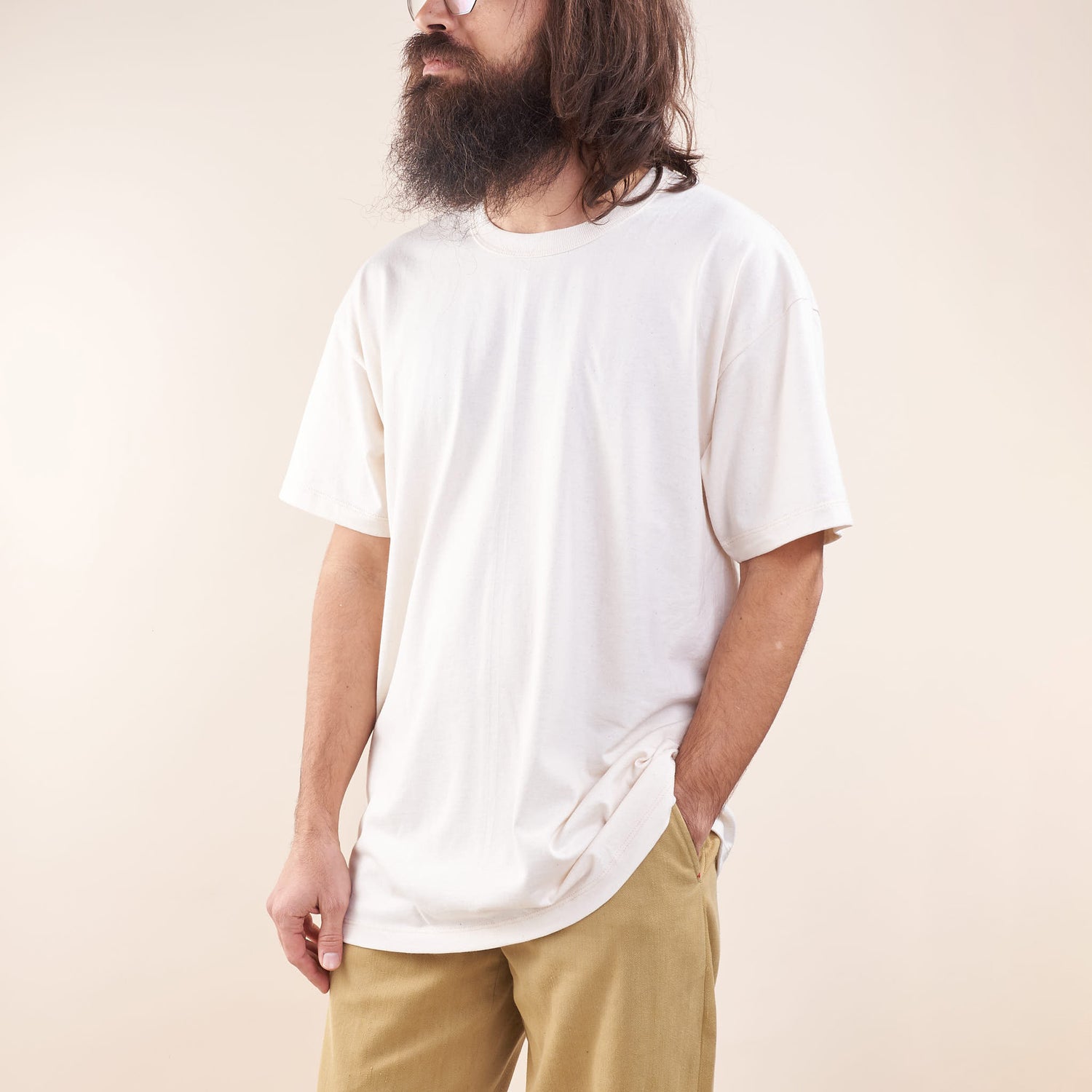 Classic Tee, Undyed Organic Cotton Jersey