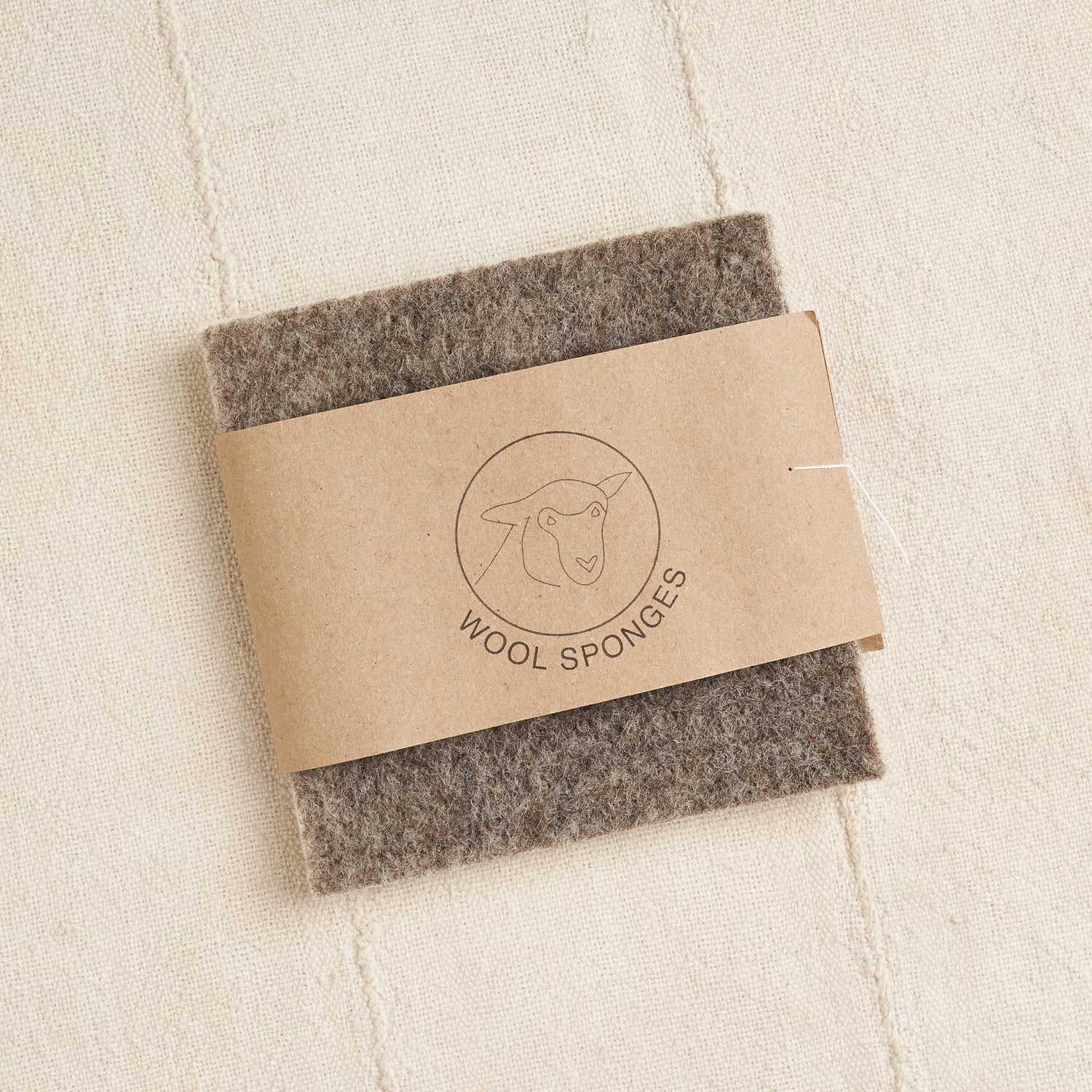 Climate Beneficial™ Wool Sponges, Two-Tone Gray/Cream