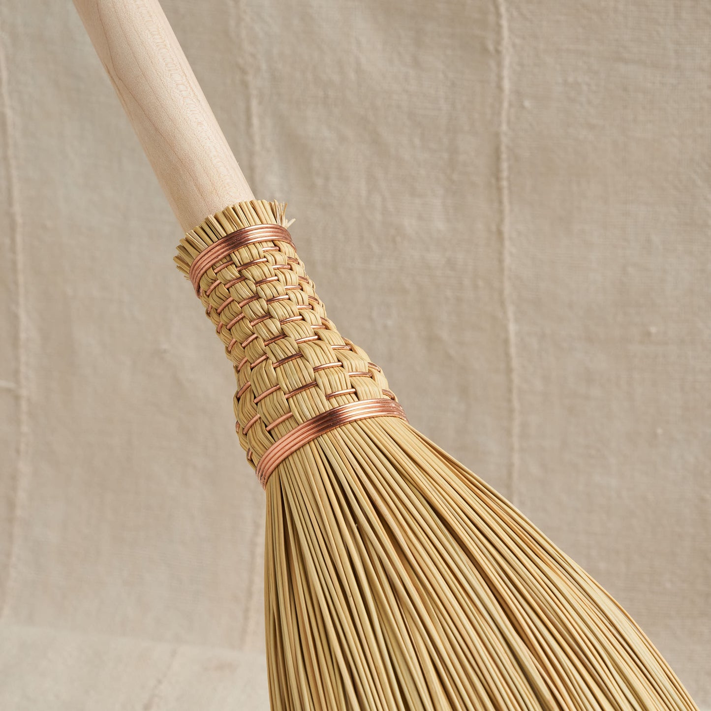 Shaker Broom, Natural Bristle