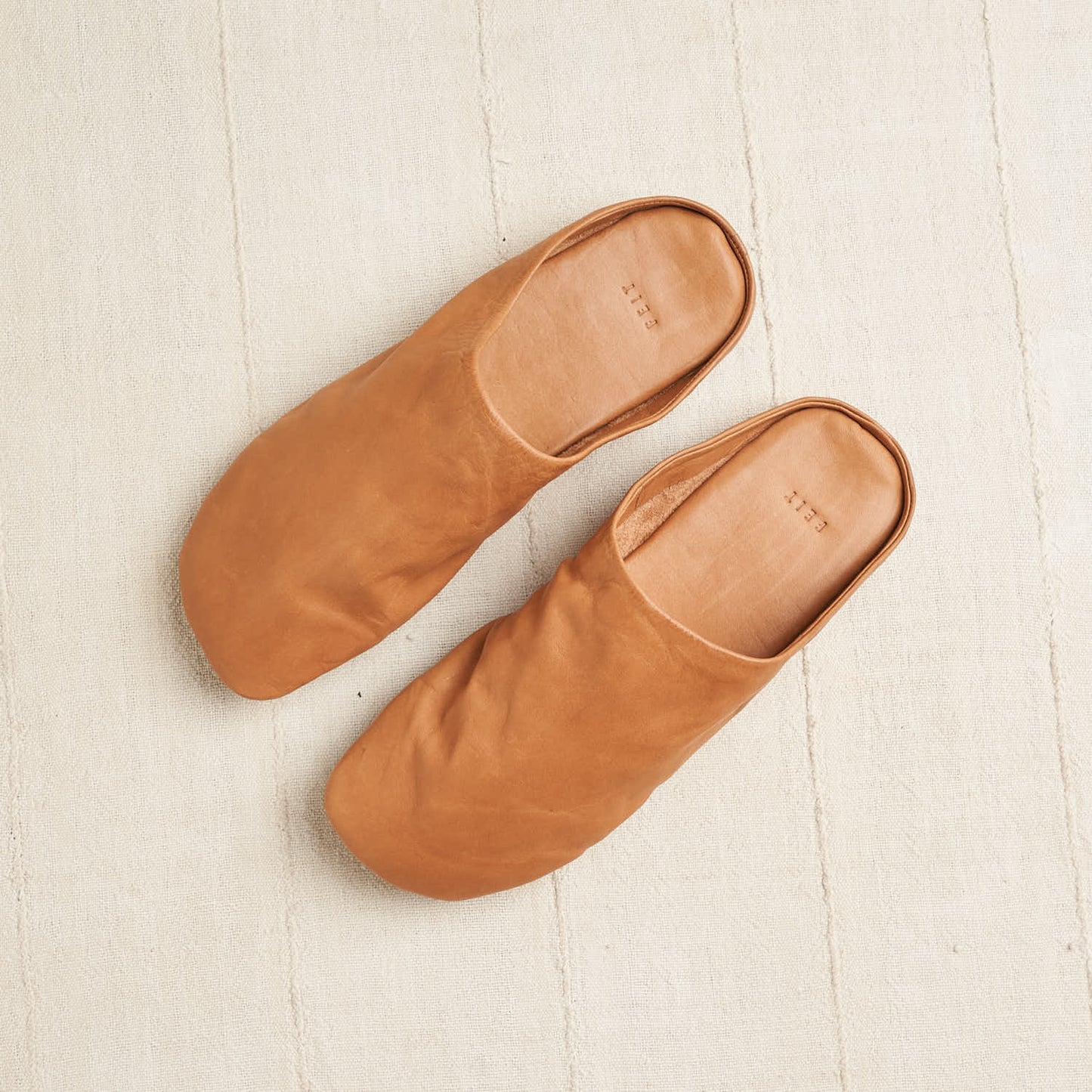 Indoor Slipper, Vegetable Tanned Leather