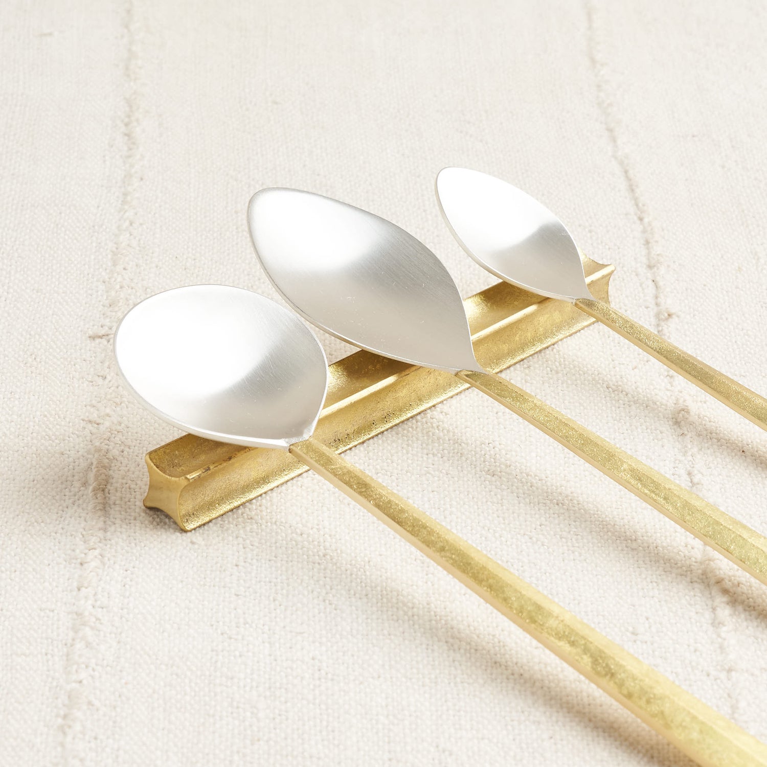 Shooting Star Solid Brass Cutlery Rest Set