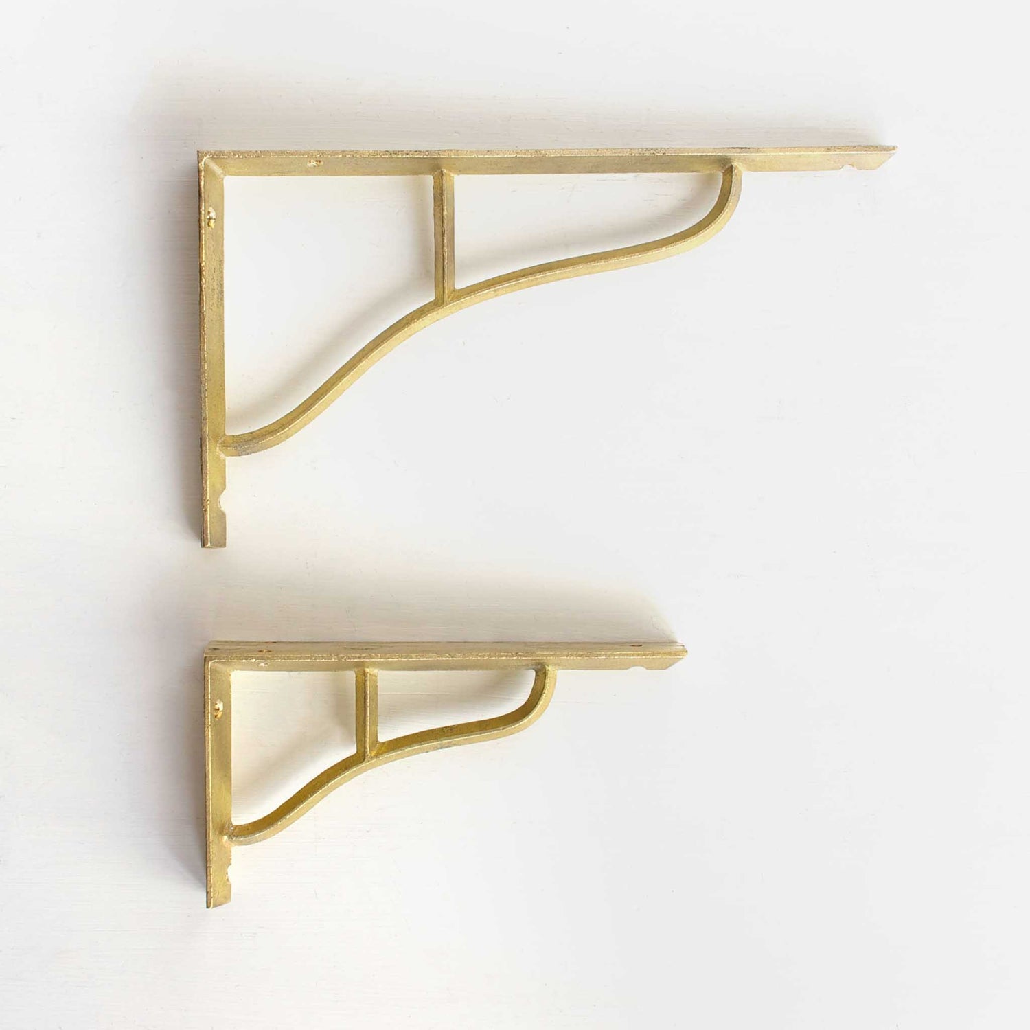 Ihada Brass Shelf Brackets