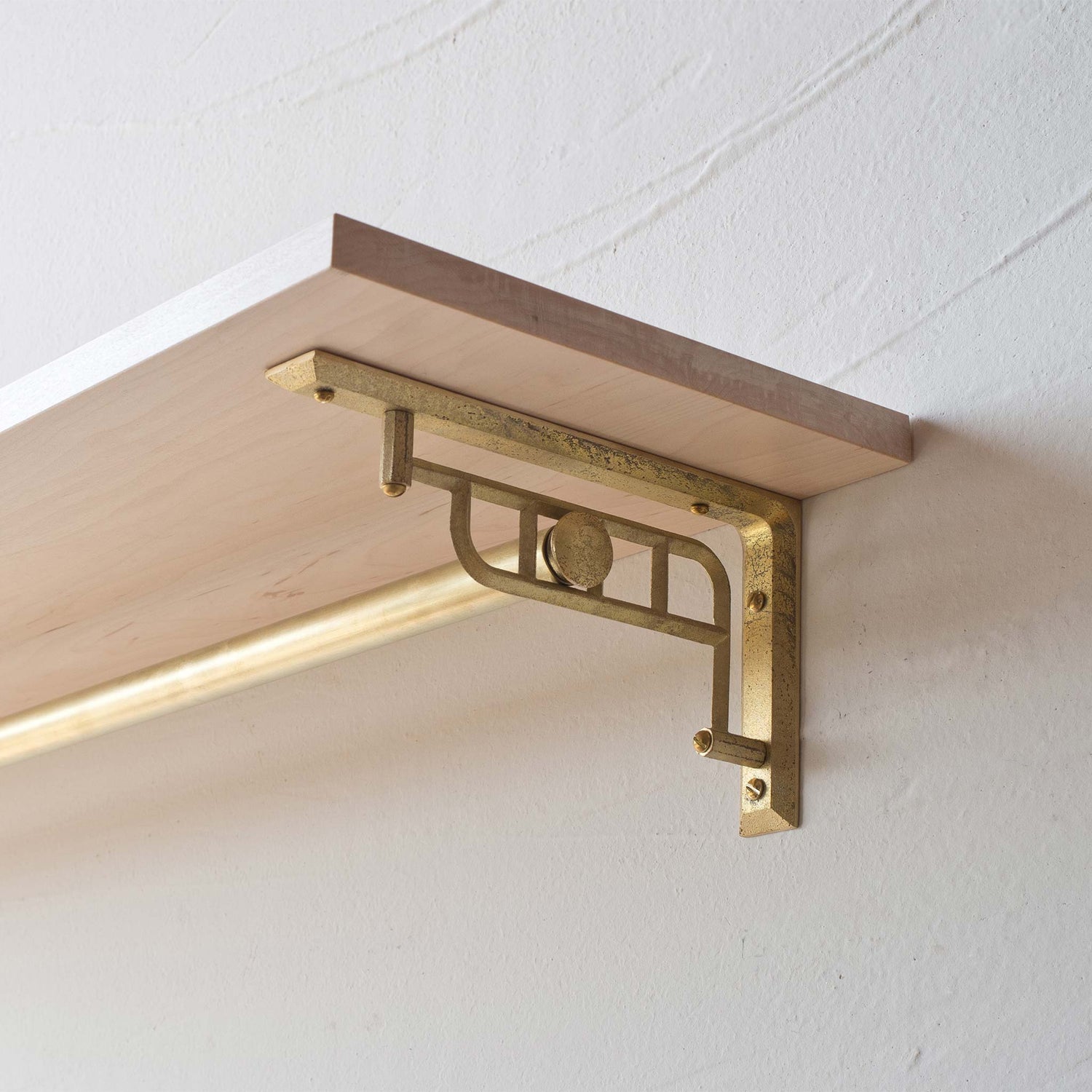 Ihada Brass Shelf Brackets