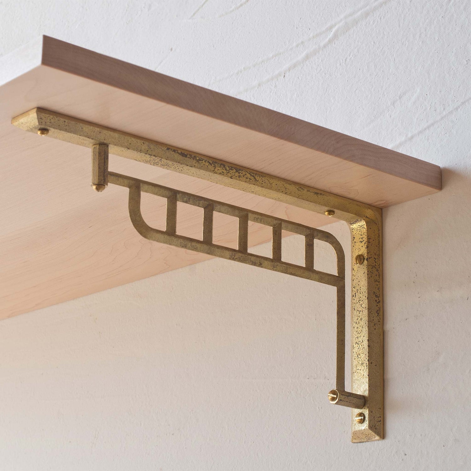 Ihada Brass Shelf Brackets