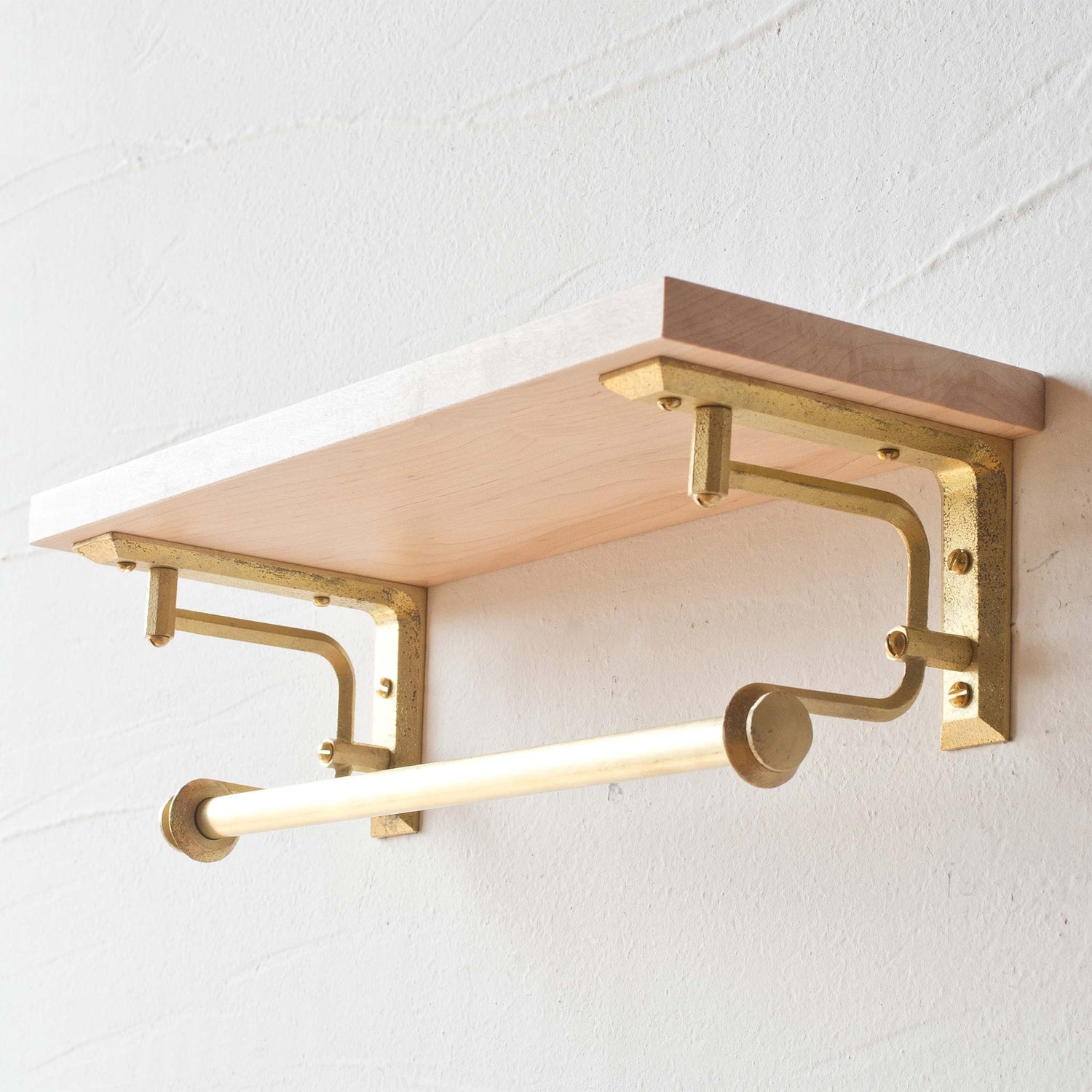 Ihada Brass Shelf Brackets
