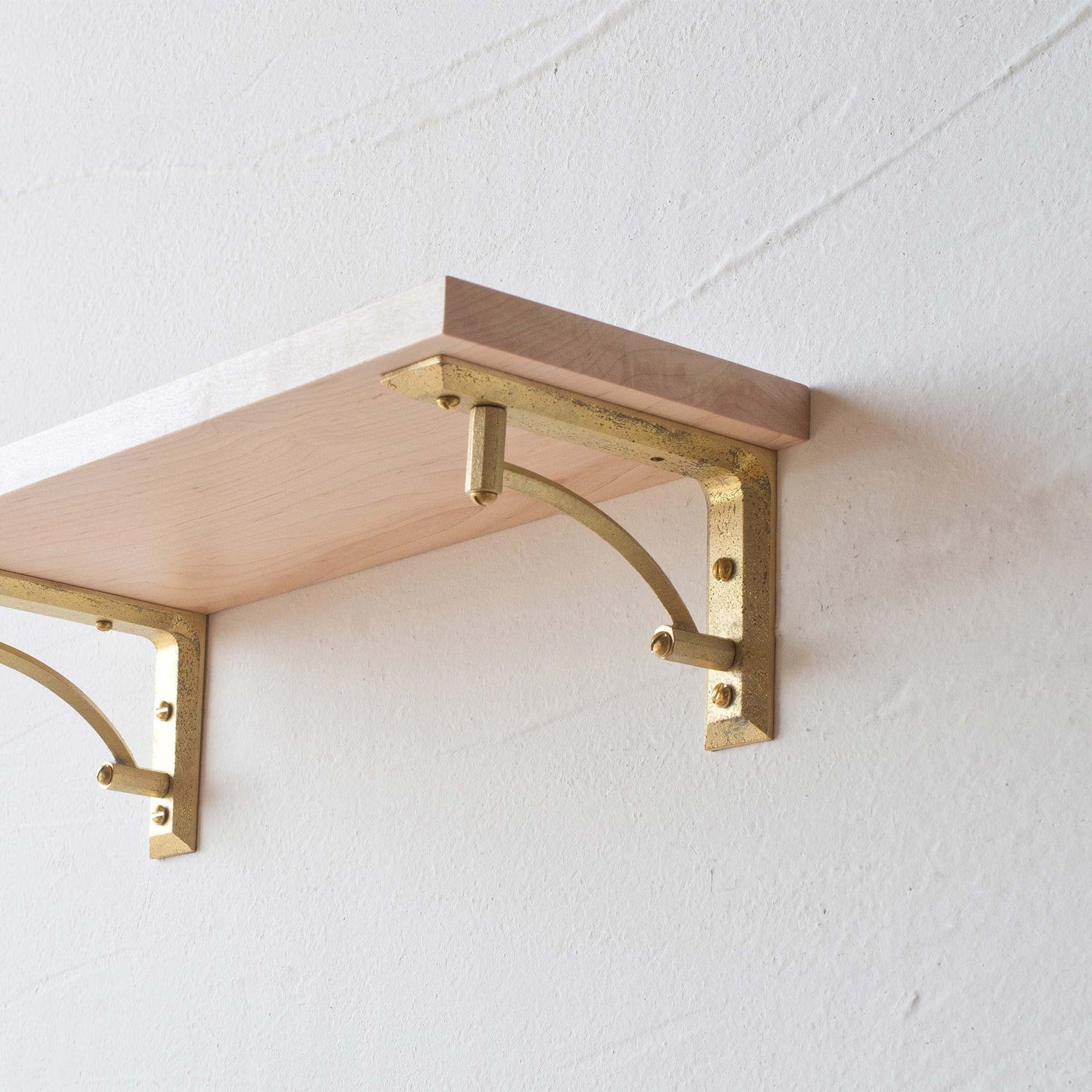 Ihada Brass Shelf Brackets