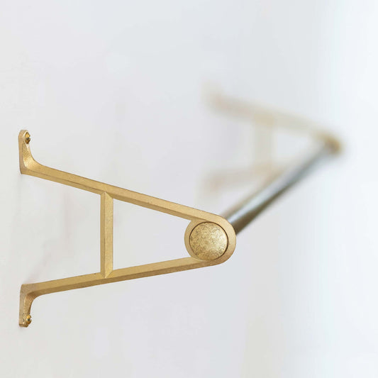 Ihada Brass Pipe Towel Hangers