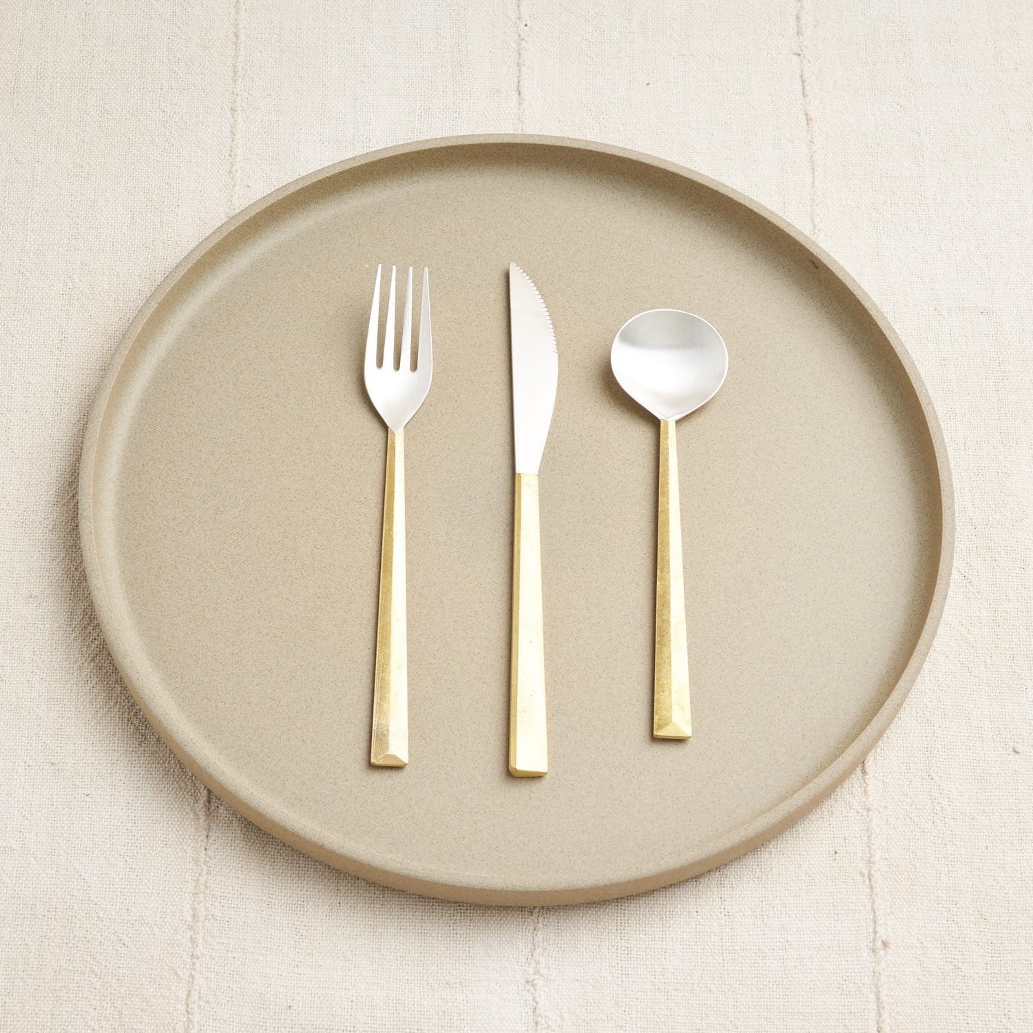 Ihada Silver Plated Brass Cutlery Set
