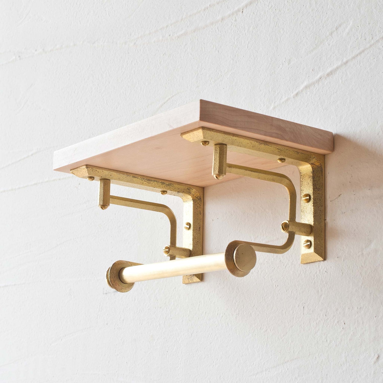 Ihada Brass Shelf Brackets
