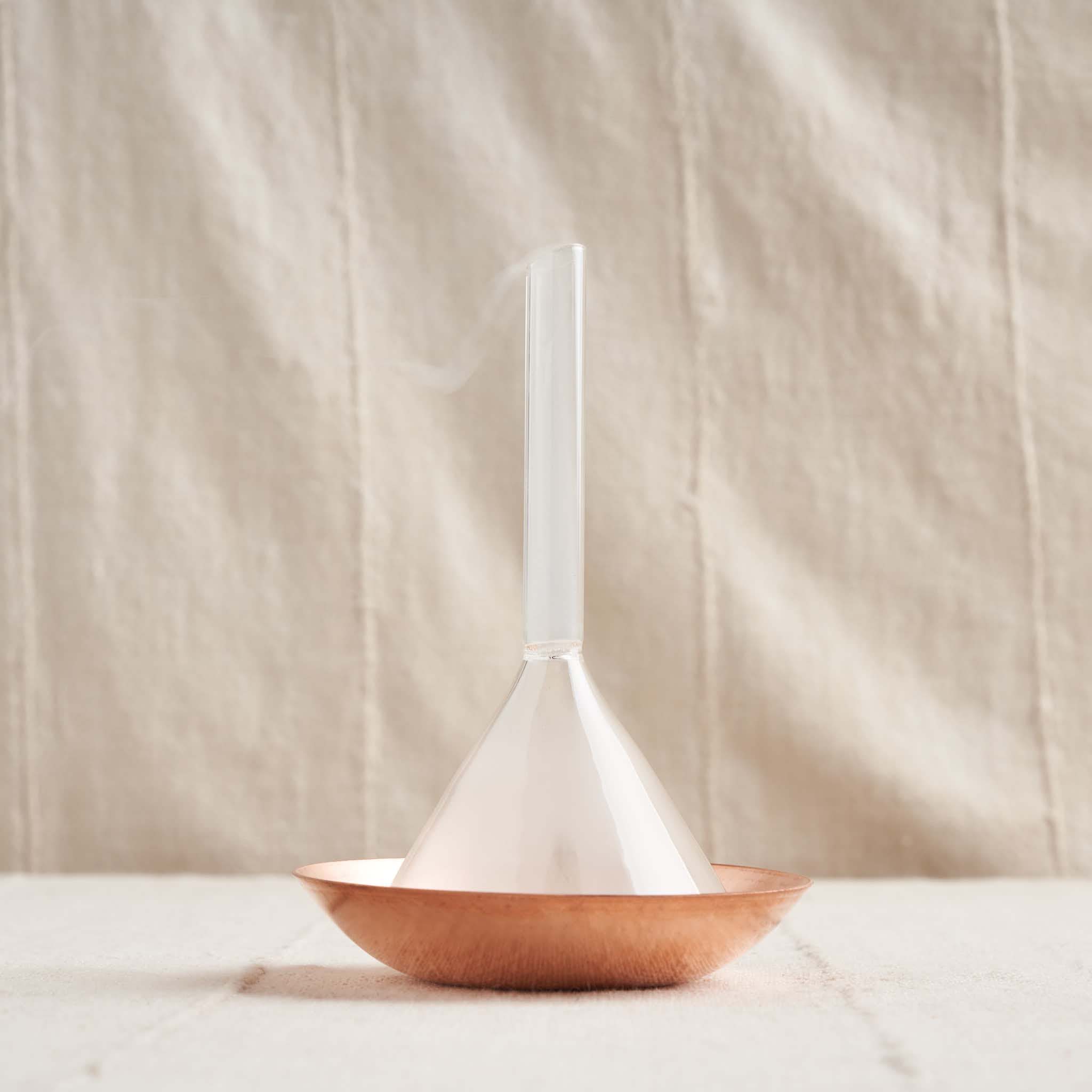 Haeckels | Glass Funnel Incense Burner