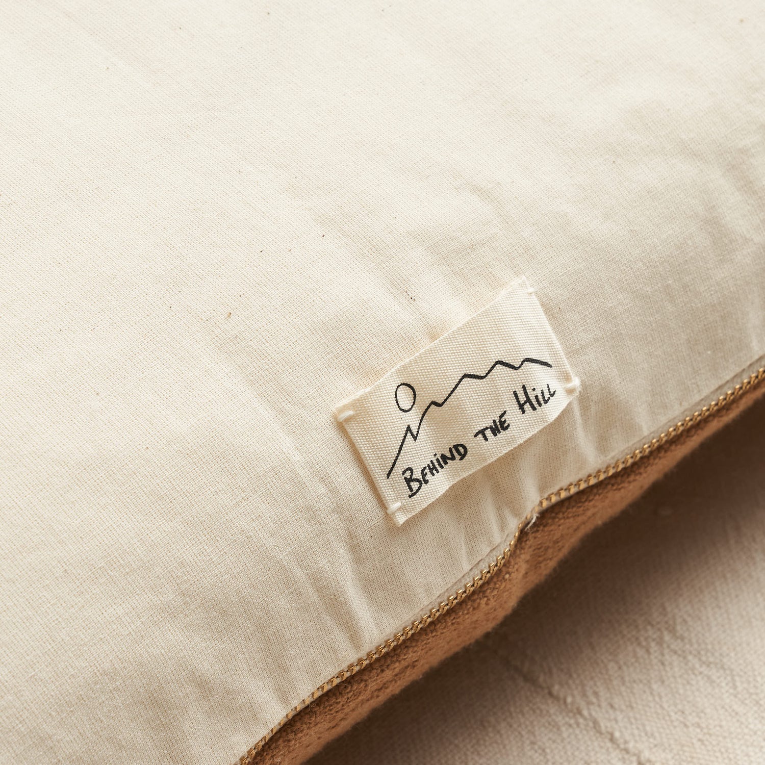 Housework-Exclusive Organic Cotton Earth Pillow, Undyed Tierra