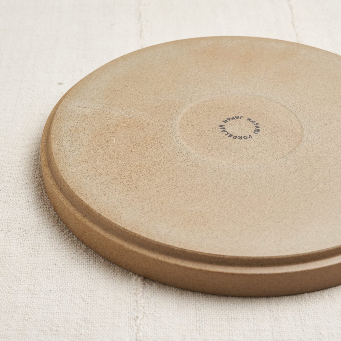 Plate, Unglazed Porcelain