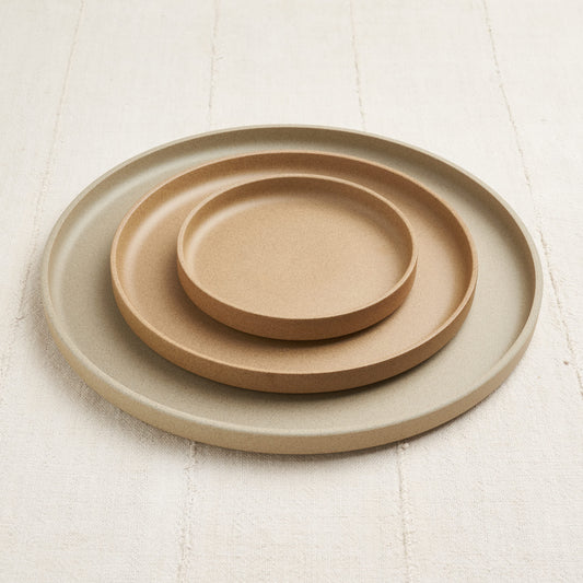 Plate, Unglazed Porcelain
