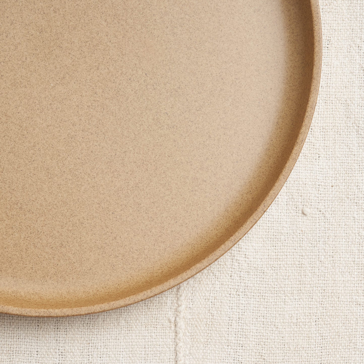 Plate, Unglazed Porcelain