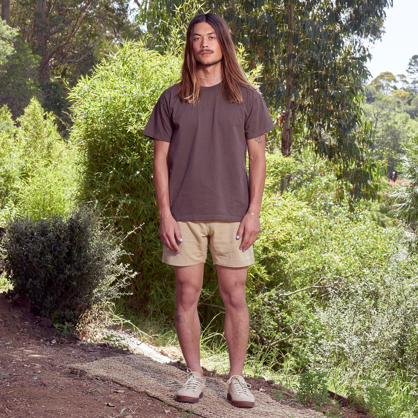 Classic Tee, Cutch Brown Organic Cotton Jersey