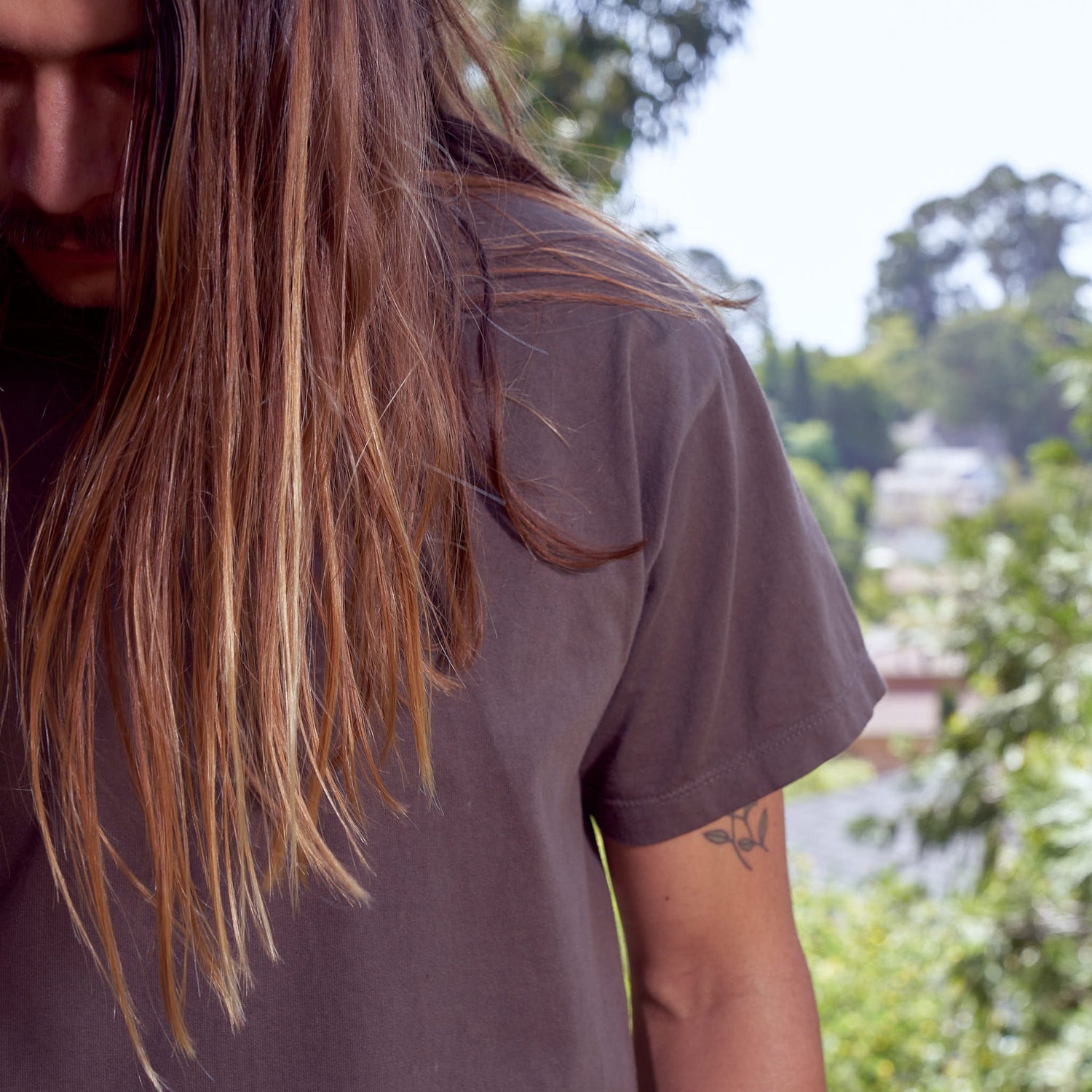 Classic Tee, Cutch Brown Organic Cotton Jersey