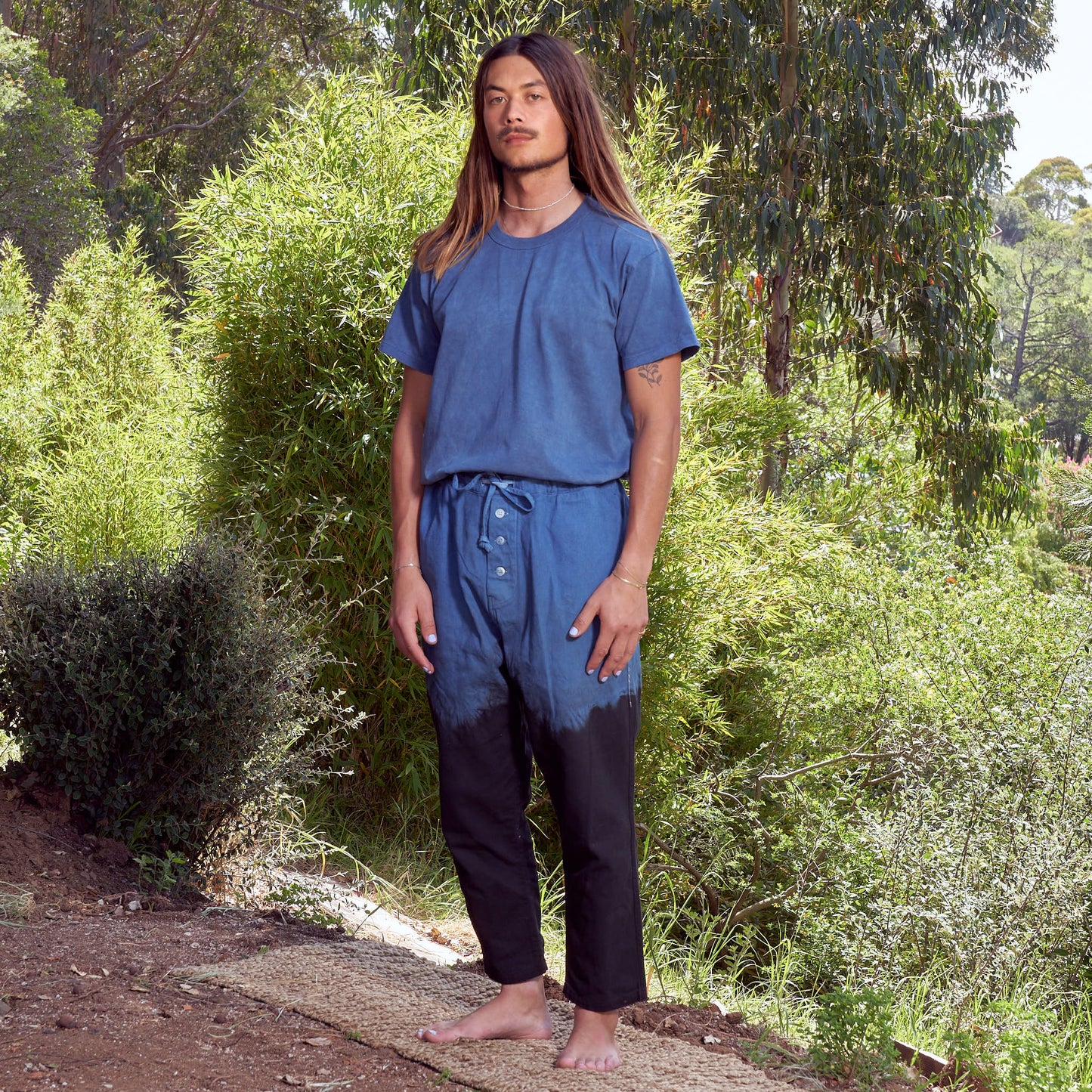 Classic Tee, Indigo Organic Cotton Jersey