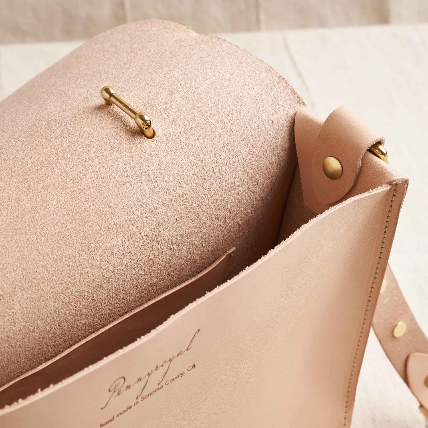 Mabel School Bag, Natural Vegetable Tanned Leather