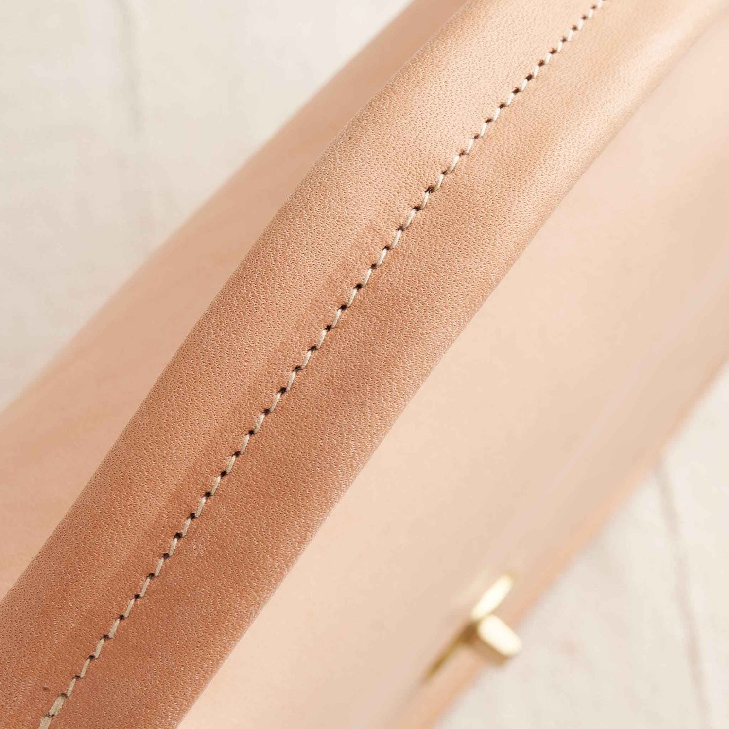 Mabel School Bag, Natural Vegetable Tanned Leather