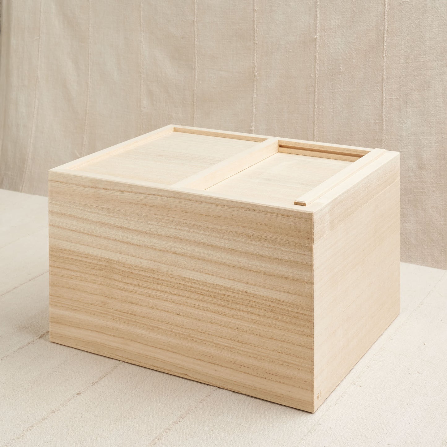 Paulownia Rice Storage Box