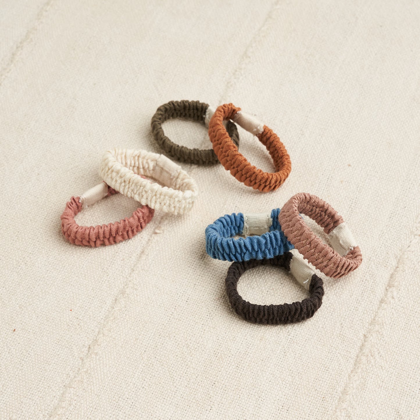 Naturally Dyed Silk Hair Tie Mini