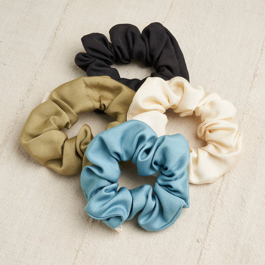 Naturally Dyed Silk Scrunchie