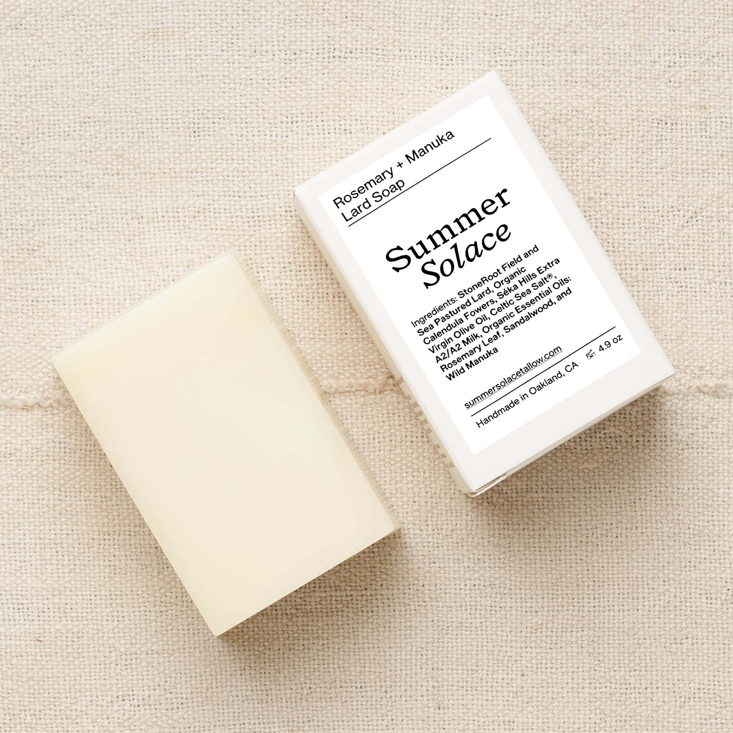 Rosemary + Manuka Lard Soap
