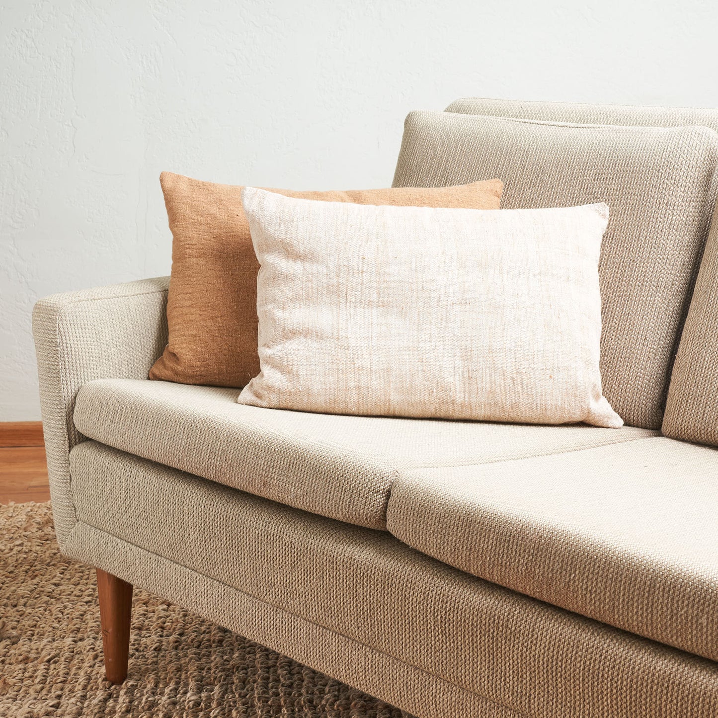 Housework-Exclusive Organic Cotton Earth Pillow, Undyed Sand
