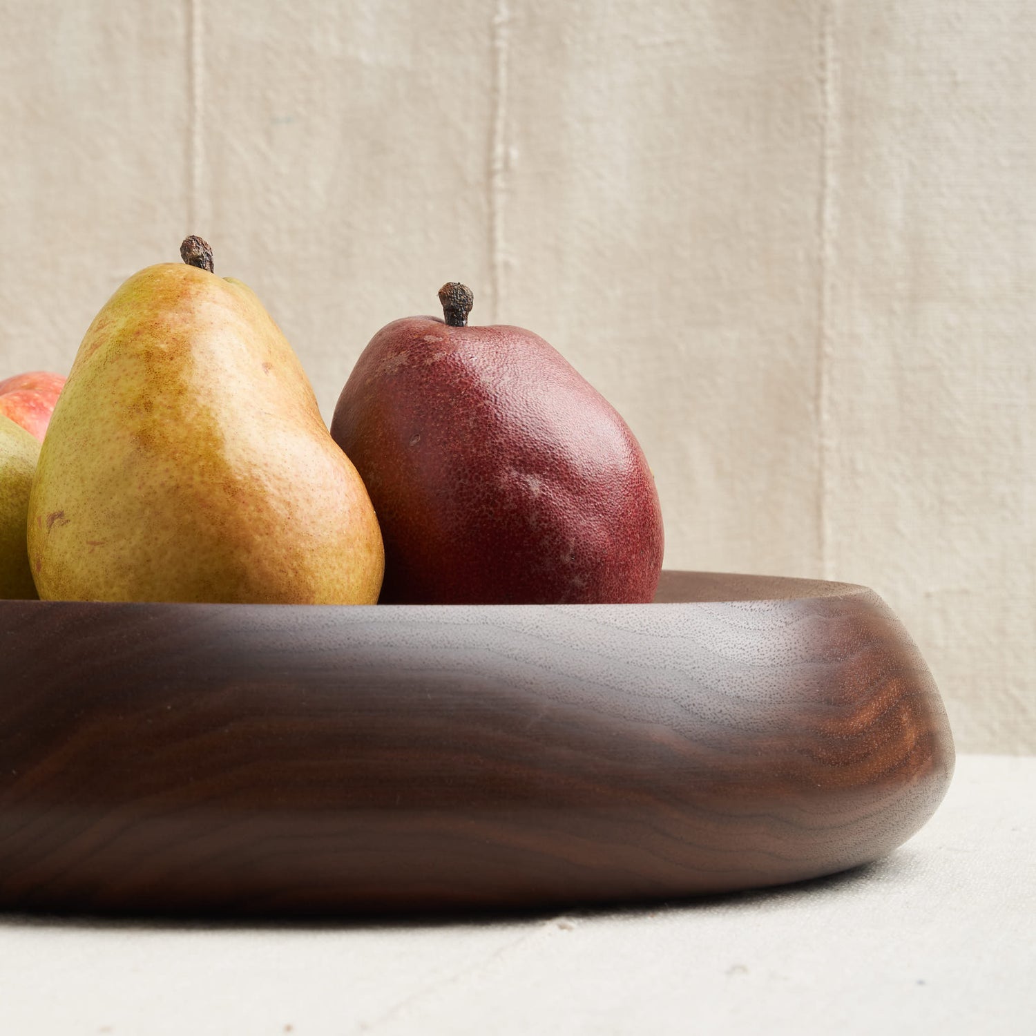 Hand-Turned Fruit Bowl, Natural Walnut