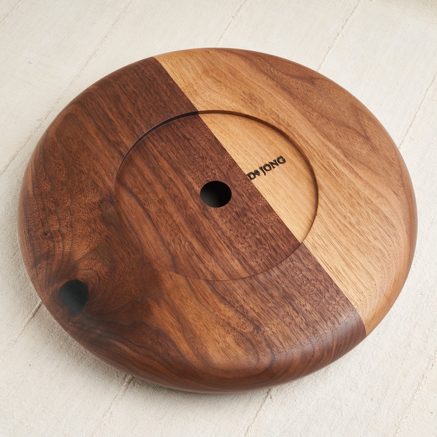 Hand-Turned Fruit Bowl, Natural Walnut