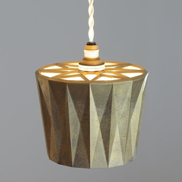 Ihada Brass Star Shadow Pendant Lamp