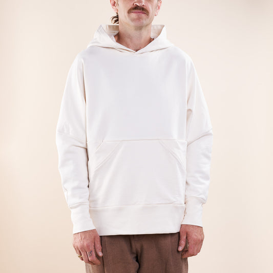2-Pocket Knit Anorak, Undyed Organic Cotton French Terry