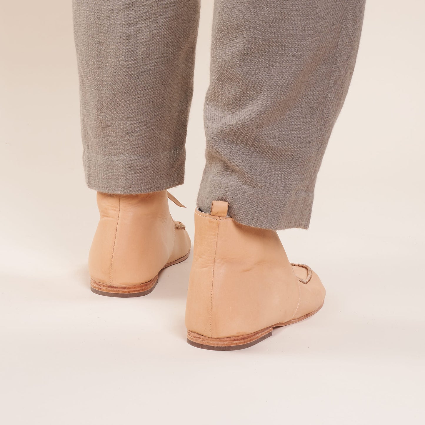 Hi-Top Moccasin, Vegetable Tanned Leather