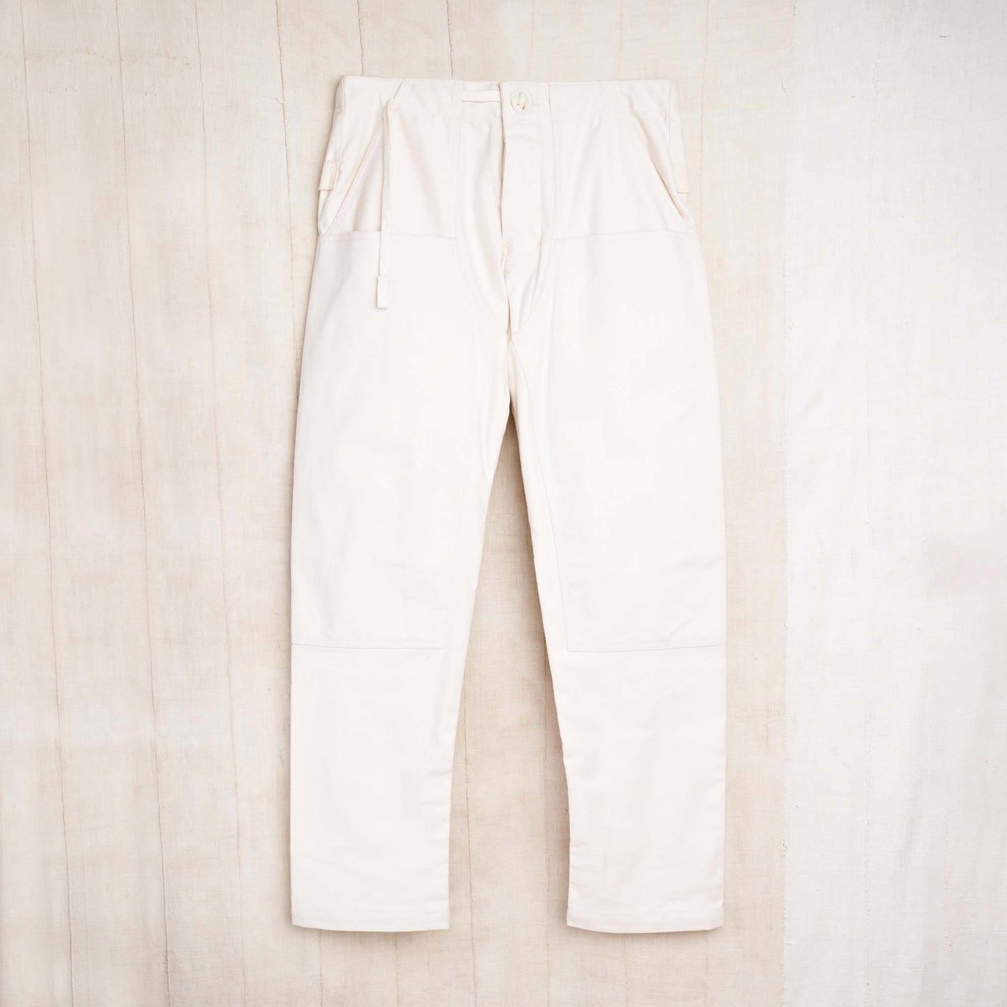 8-Pocket Drawstring Maker Pants, Undyed Organic Cotton Twill + Canvas