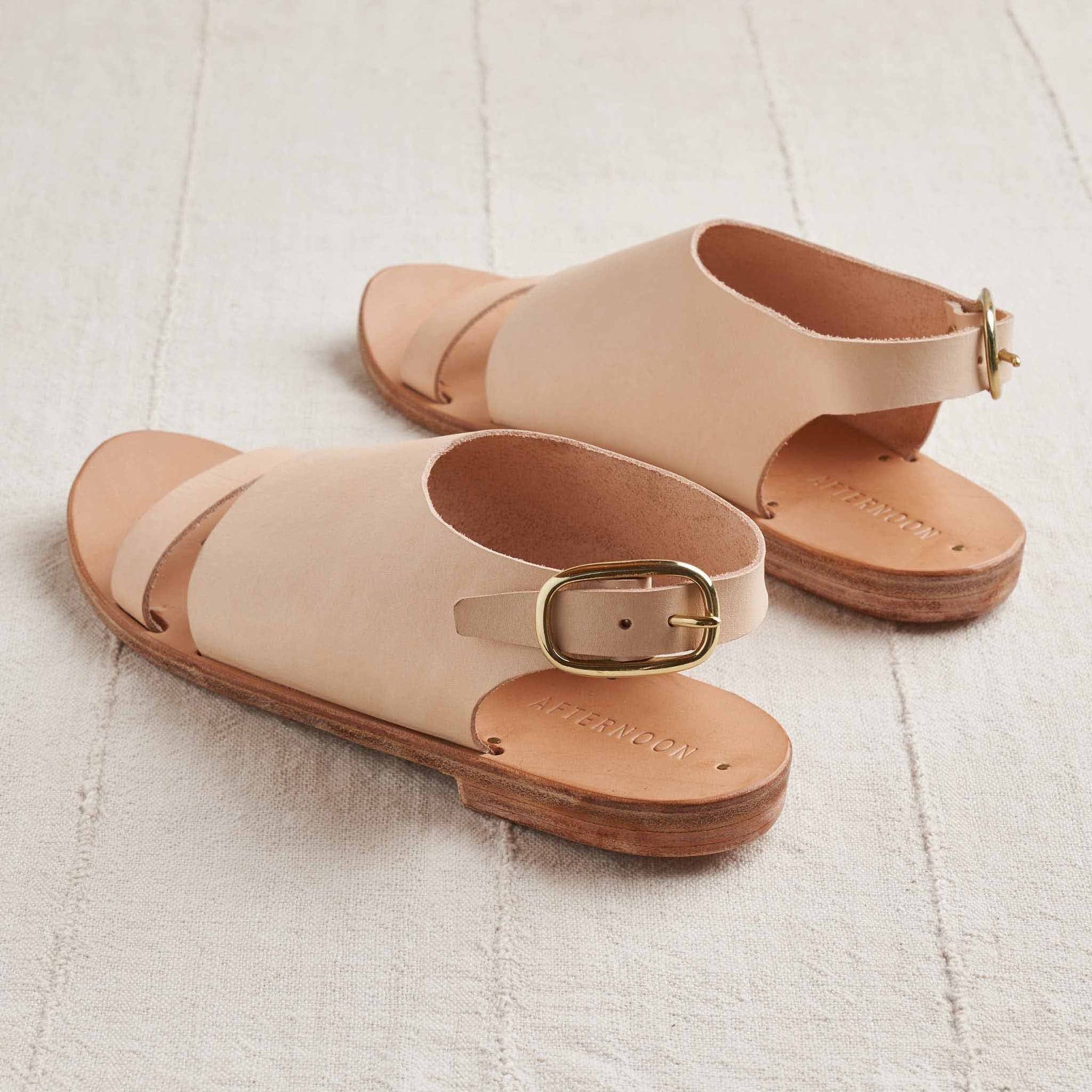 Canyon Sandal, Natural Vegetable Tanned Leather