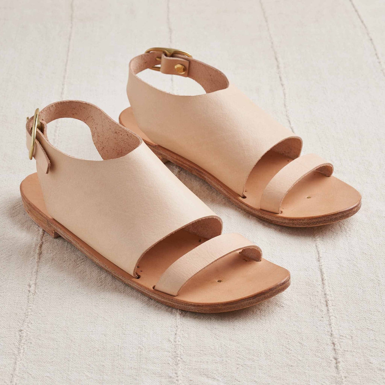 Canyon Sandal, Natural Vegetable Tanned Leather