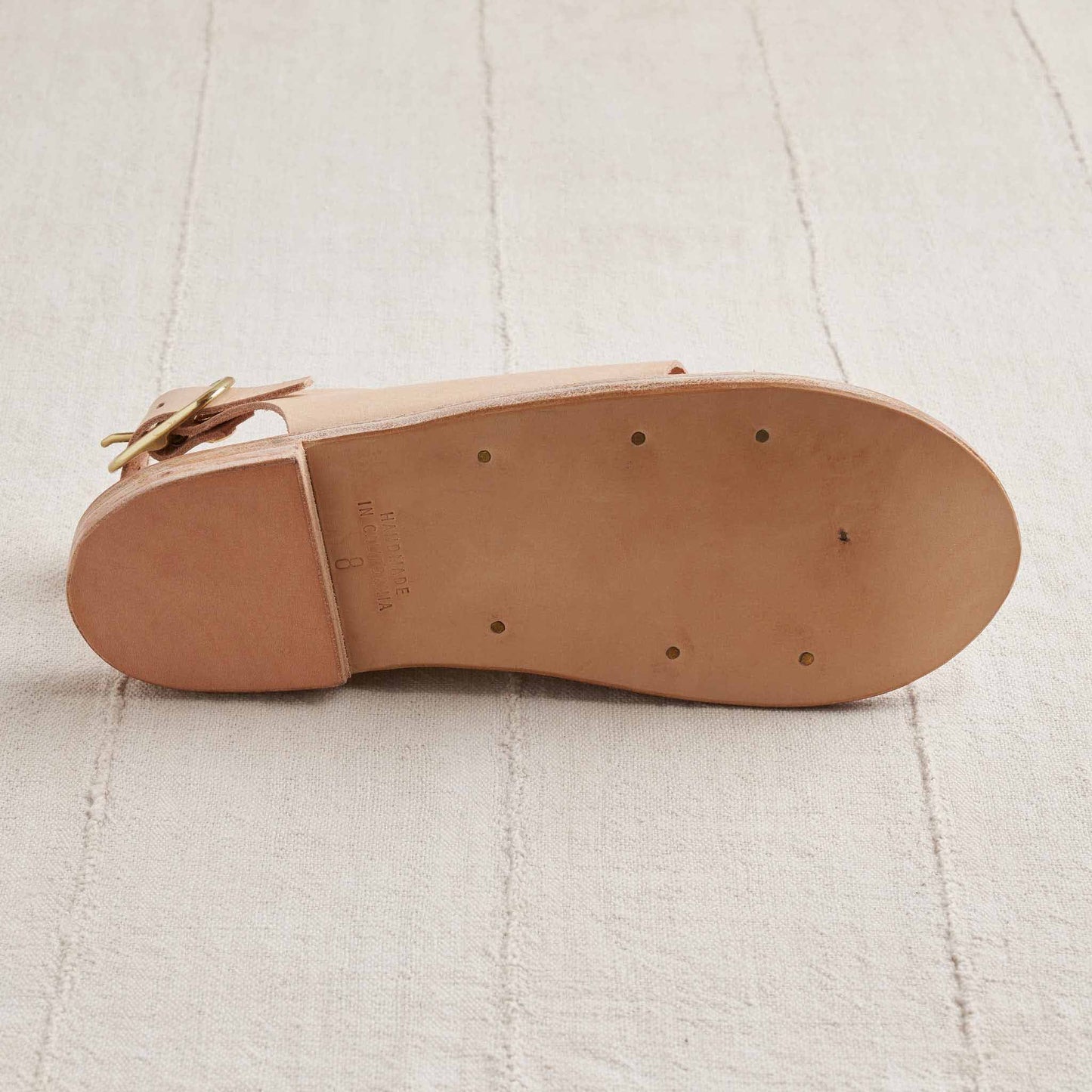 Canyon Sandal, Natural Vegetable Tanned Leather