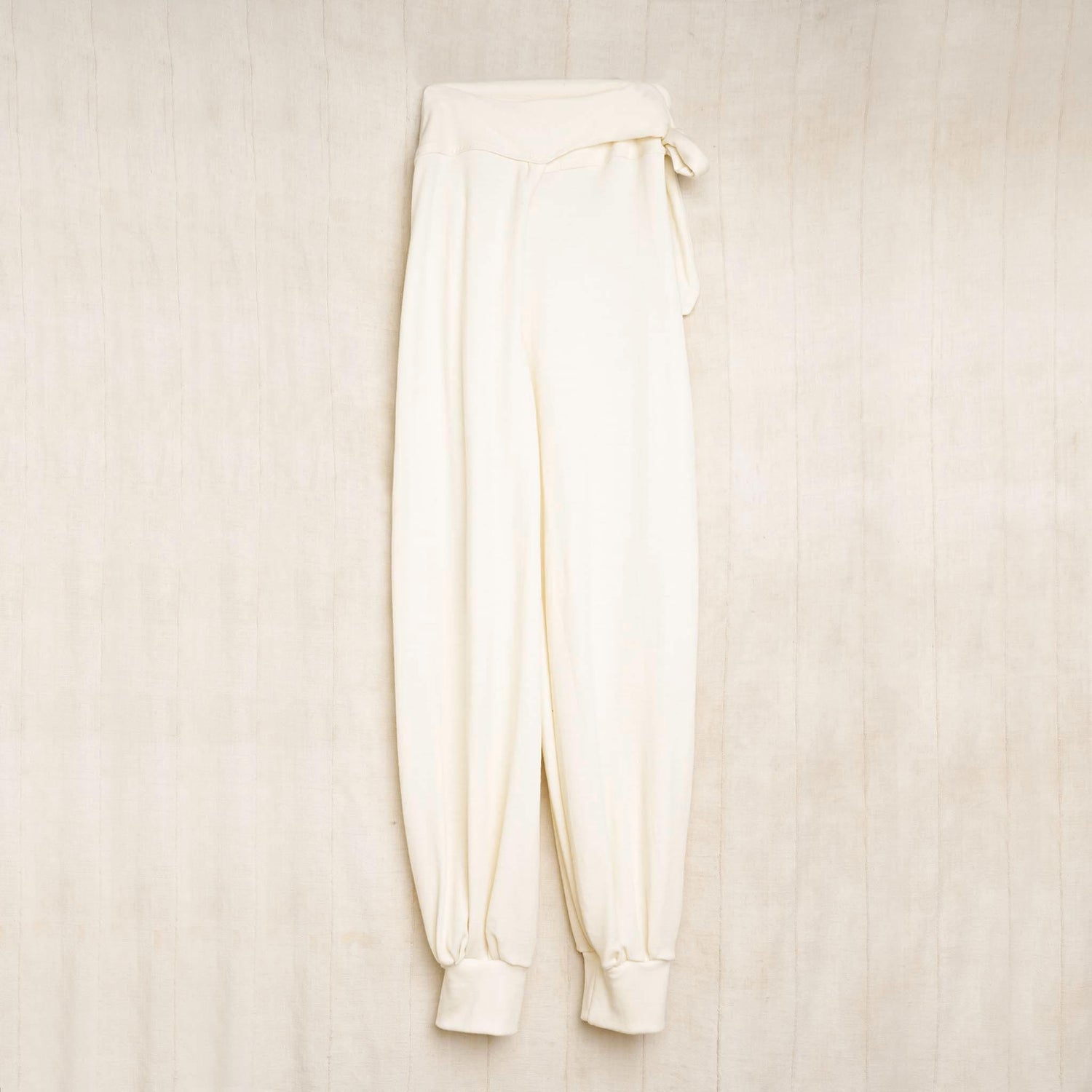 Wrap Pant, Undyed Summer Weight Merino Wool